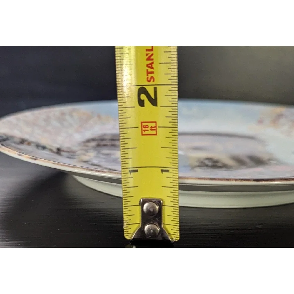 Louis Dali Ltd ed. Collector Plates (Set of 2) La Conciergerie & Arc de Triomphe